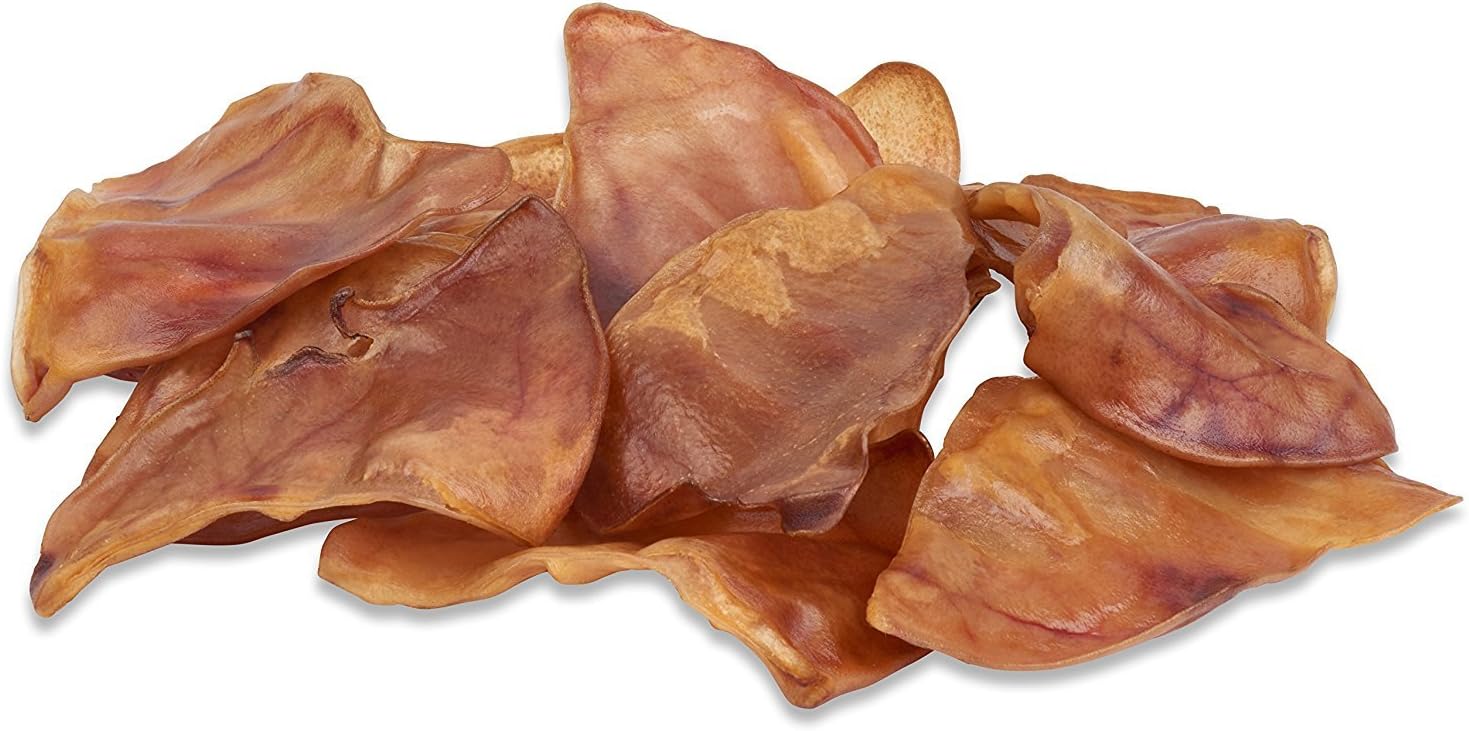 USA Pig Ears by EcoKind Dog Treats and Chews Thick-Cut, All Natural Dog Treats